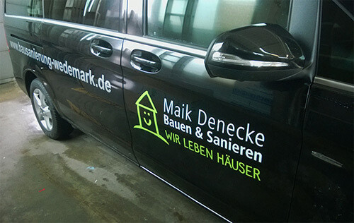 Fahrzeugbeschriftung Printdesign Maik Denecke Seite