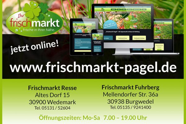 Flyer Frischmarkt Pagel Resse