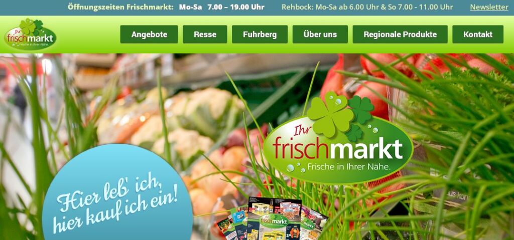 Frischmarkt Pagel Webdesign