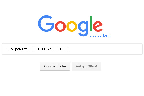 Google SEO Suchmaske